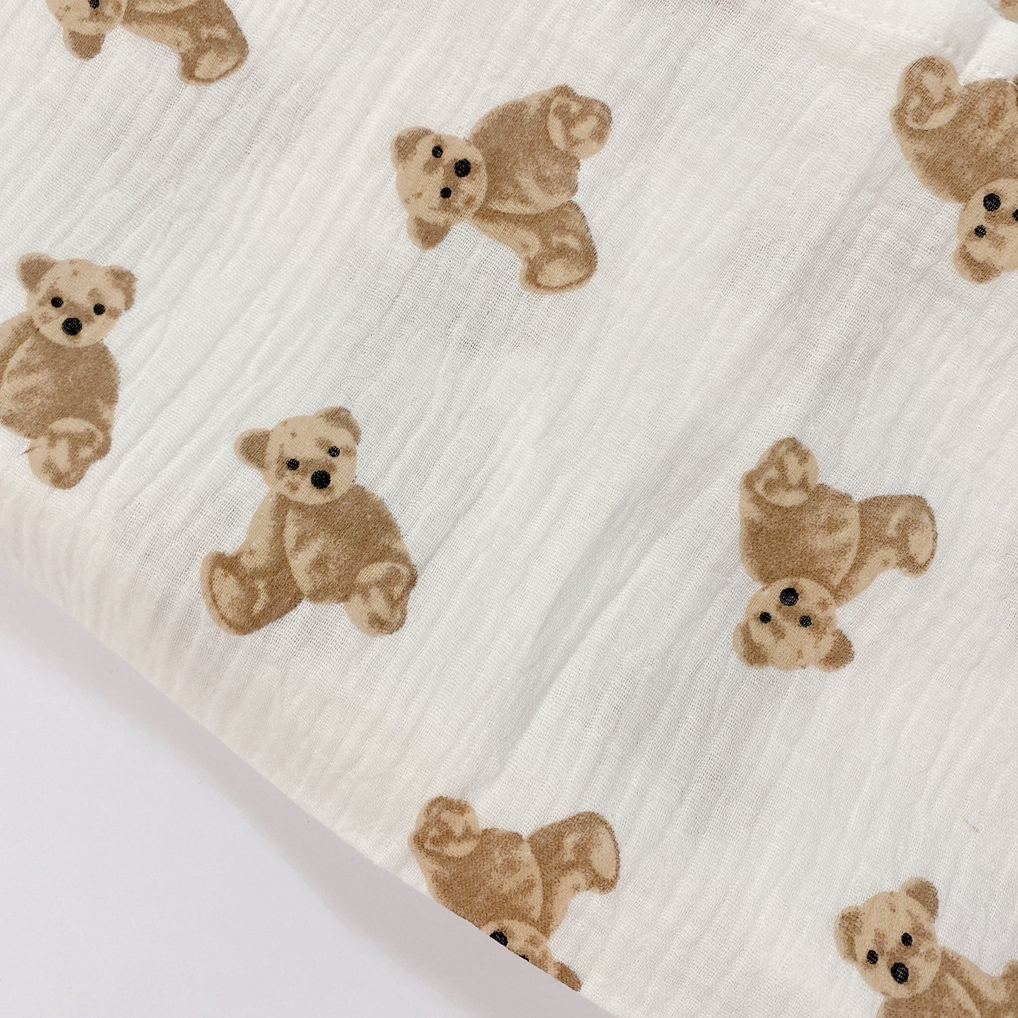 Teddy Bear Muslin Swaddle