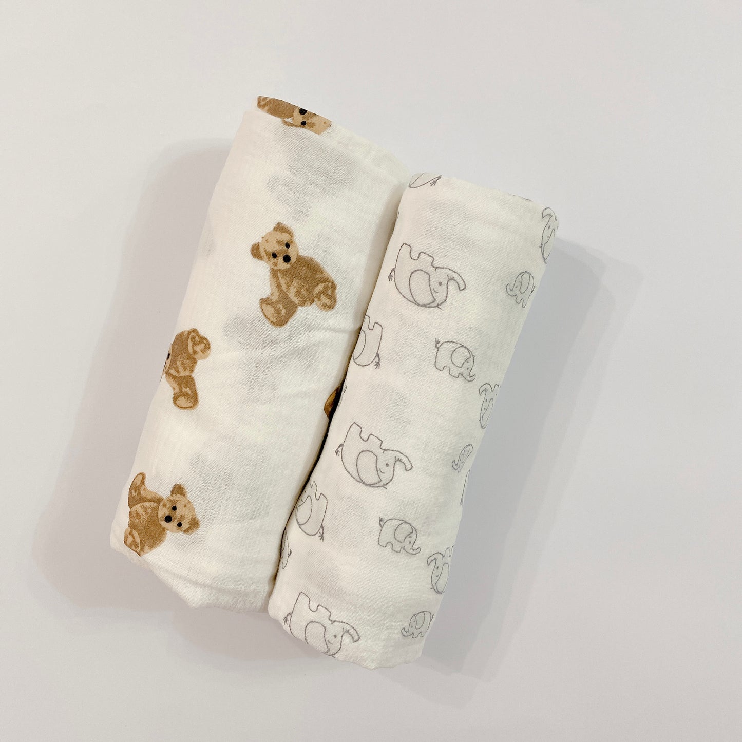 Teddy Bear Muslin Swaddle