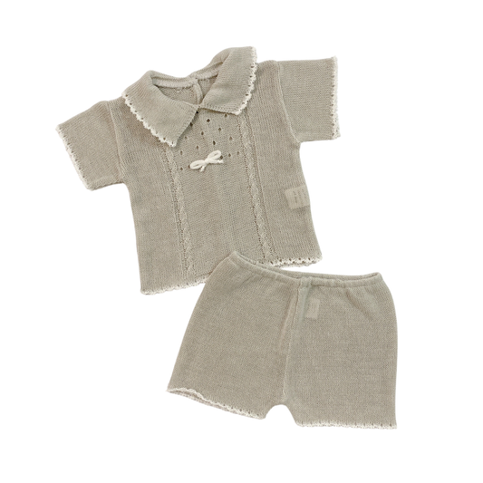 Set Short Gris Unisex